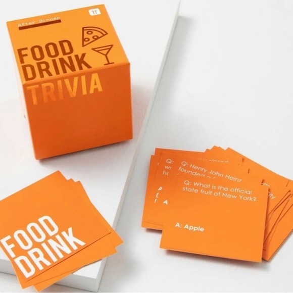 TALKING BABIES - Food & Drink After Dinner Trivia Cards - great used condition - Picture 1 of 4